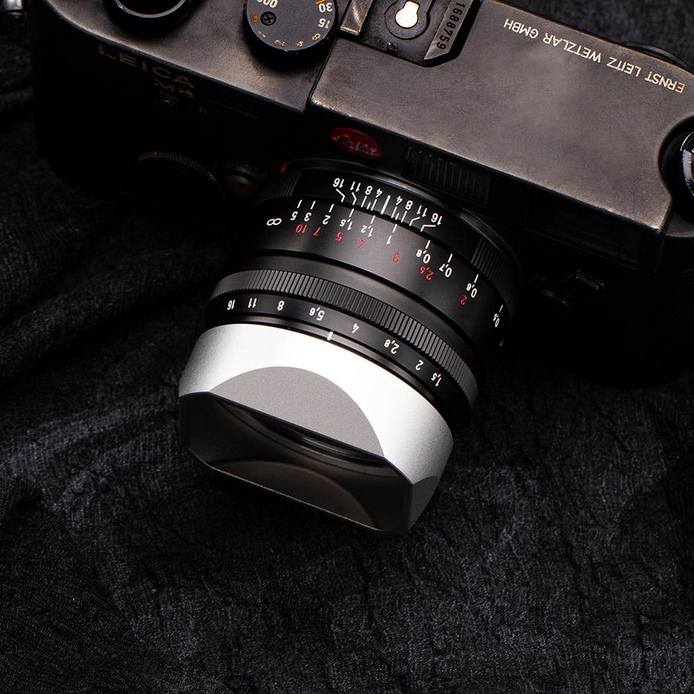 Lens Cap Vintage - Metal Lens Hood with Cap for