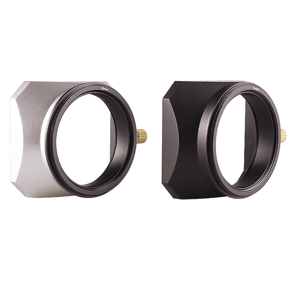 Lens Cap Vintage - Camera Vintage Style Square Lens Hood
