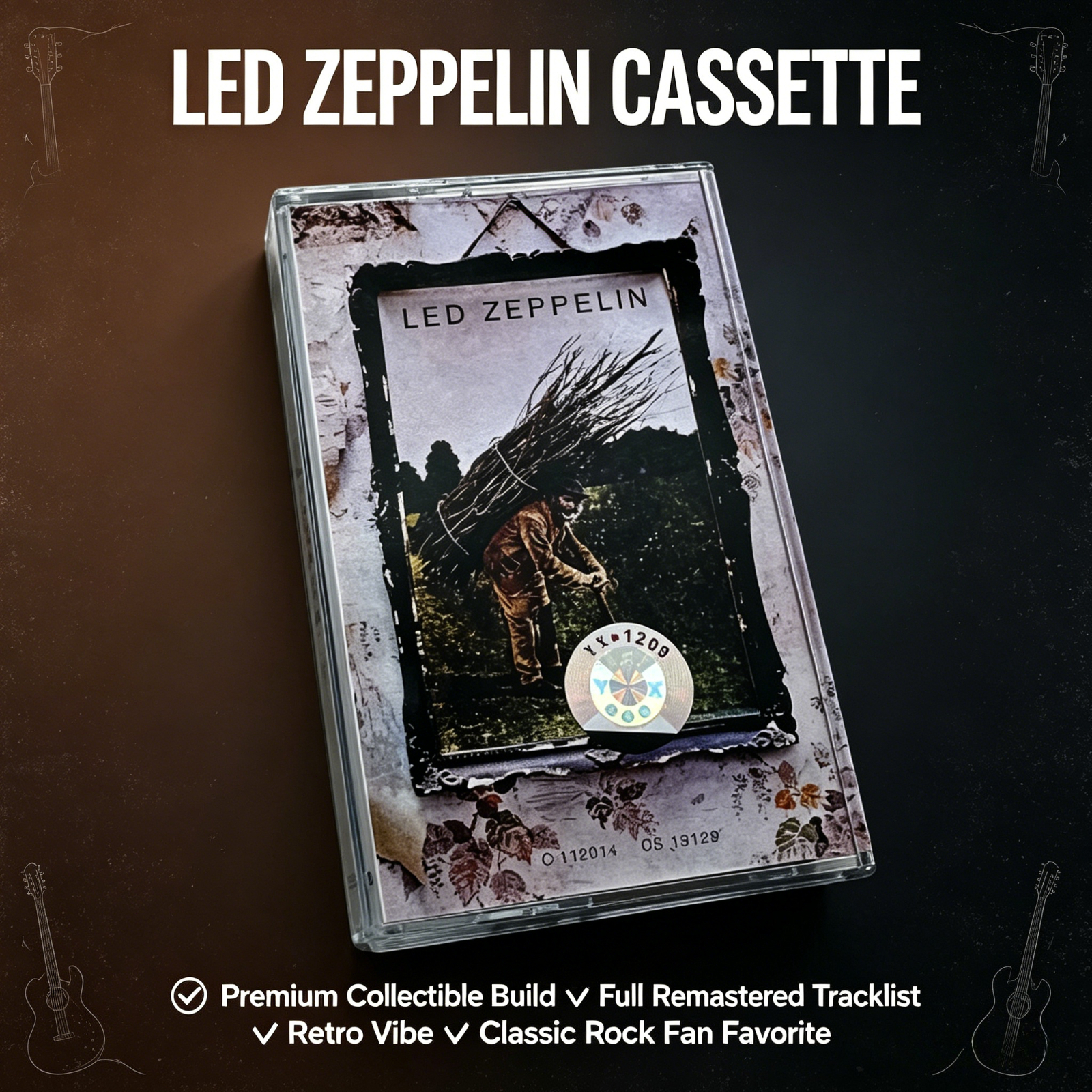 Vintage And Collectible - Led Zeppelin IV Classic Rock Cassette
