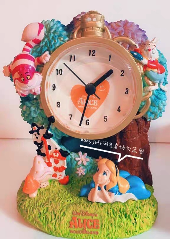 Vintage Disney Collectible - Disney Alice In Wonderland Resin Table