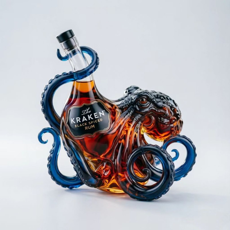 Whiskey Decanter, Sea Monster  - Vintage Collectible Glassware avis et prix