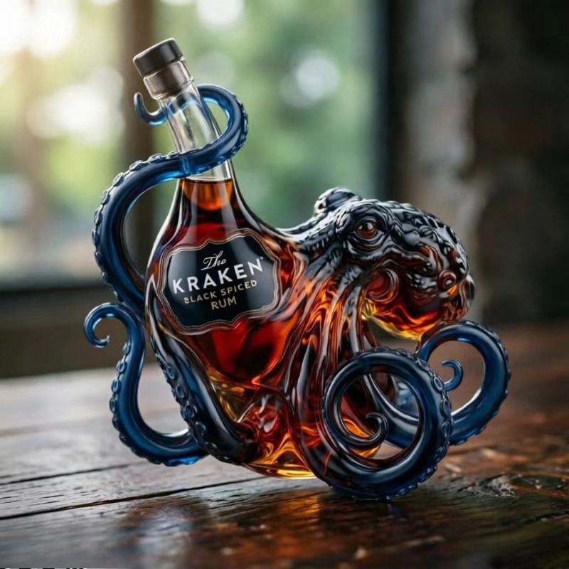Whiskey Decanter, Sea Monster  - Vintage Collectible Glassware avis et prix