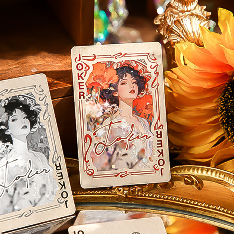 Mr.Paper 55pcs Gilded Flower D - Vintage Collectible Playing Cards avis et prix