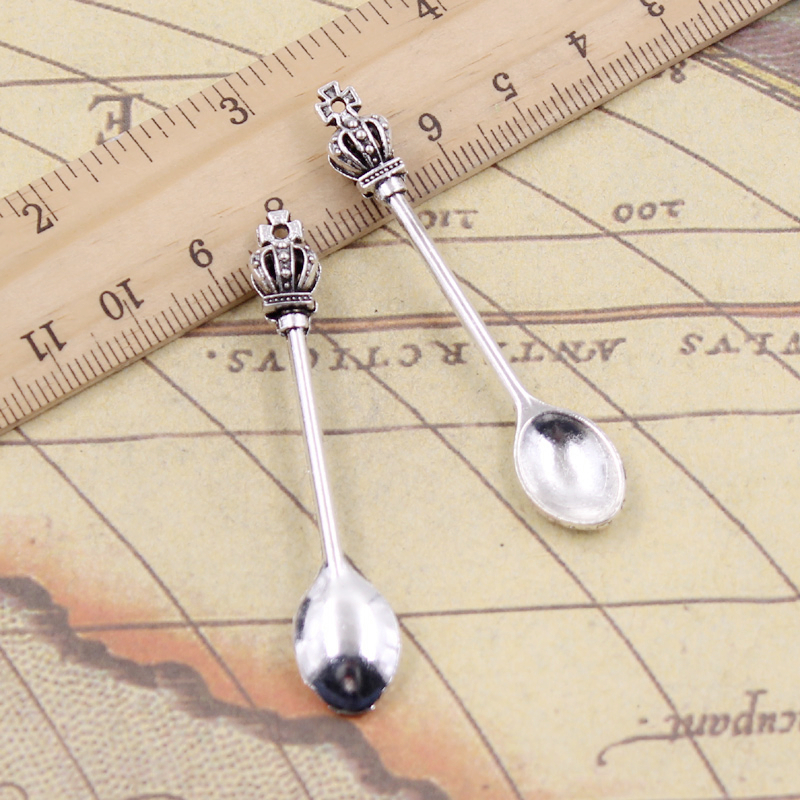 10pcs Charms Kitchen Crown Spo - Vintage Collectible Spoons avis et prix