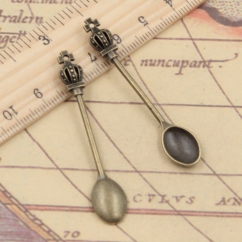10pcs Charms Kitchen Crown Spo - Vintage Collectible Spoons avis et prix