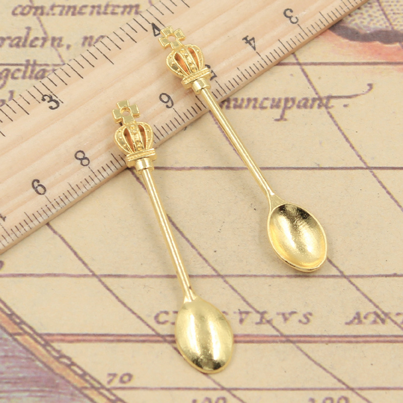 10pcs Charms Kitchen Crown Spo - Vintage Collectible Spoons avis et prix