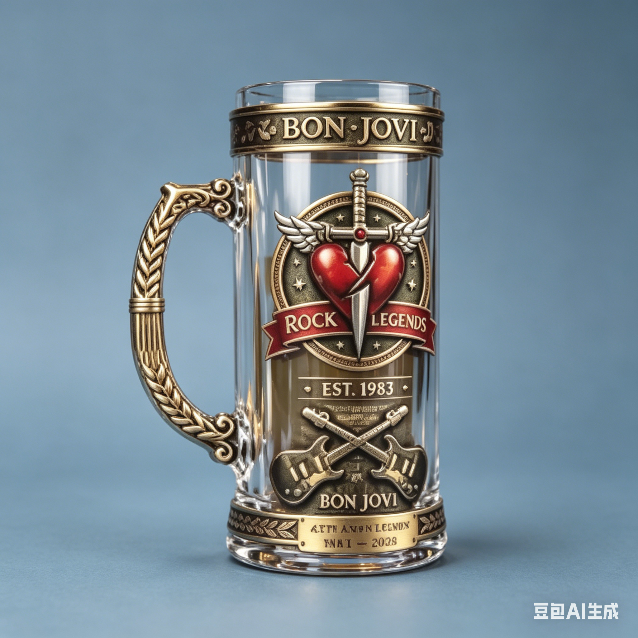 Bon Jovi 1983-2026 Rock Legend - Vintage Collectible Glass avis et prix