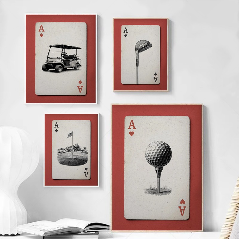 Vintage Golf Playing Cards Pos - Vintage Collectible Playing Cards avis et prix