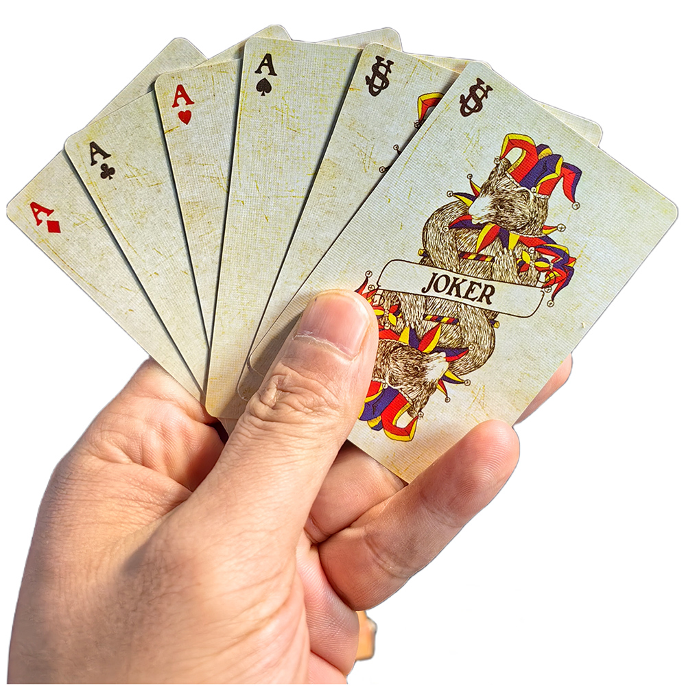 57x72mm Vintage Colourful Bear - Vintage Collectible Playing Cards avis et prix