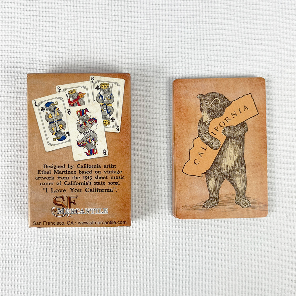 57x72mm Vintage Colourful Bear - Vintage Collectible Playing Cards avis et prix