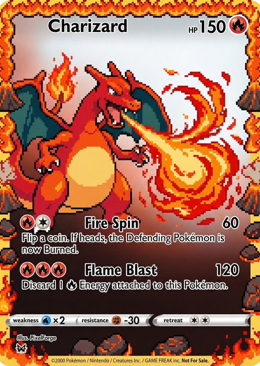 5Pcs Pokemon Cards Charizard G - Vintage Collectible Toys avis et prix