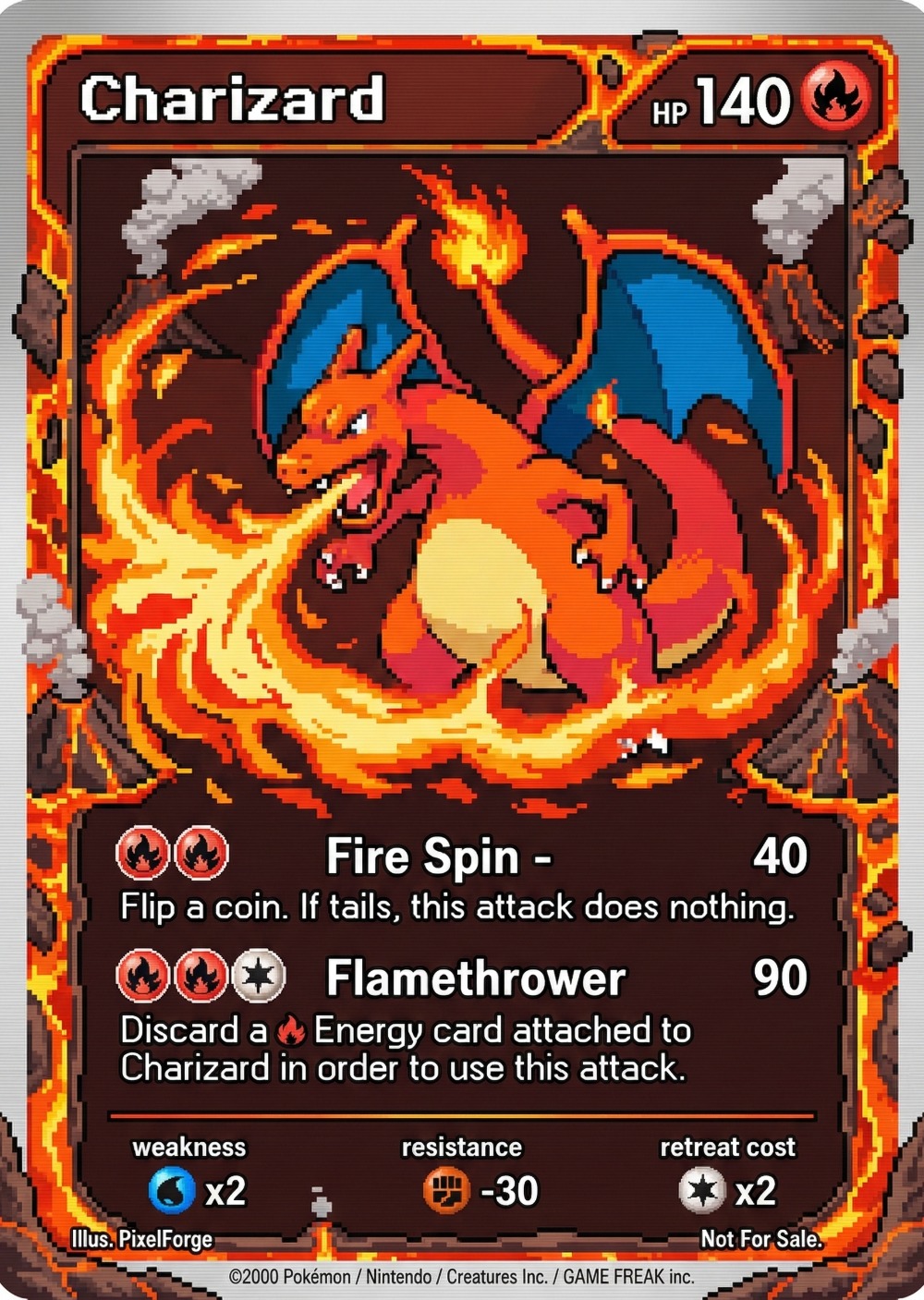 5Pcs Pokemon Cards Charizard G - Vintage Collectible Toys avis et prix