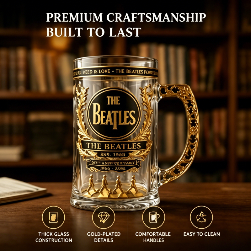 The  Beatles 66th Anniversary  - Vintage Collectible Glass avis et prix