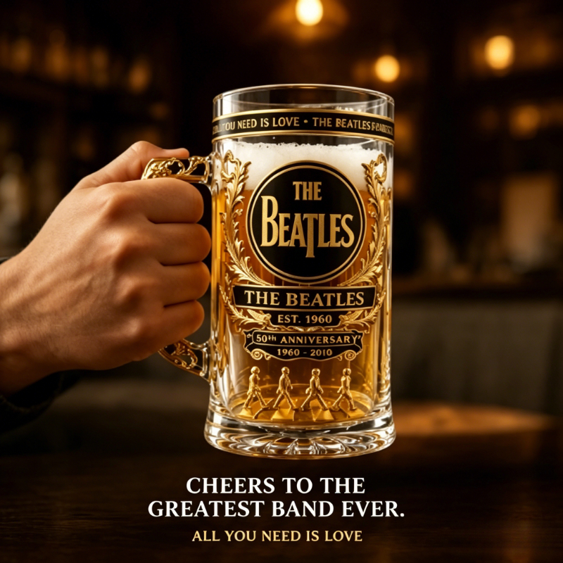 The  Beatles 66th Anniversary  - Vintage Collectible Glass avis et prix