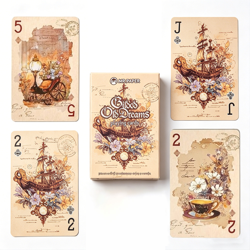 55Pcs Vintage Aesthetic Playin - Vintage Collectible Playing Cards avis et prix