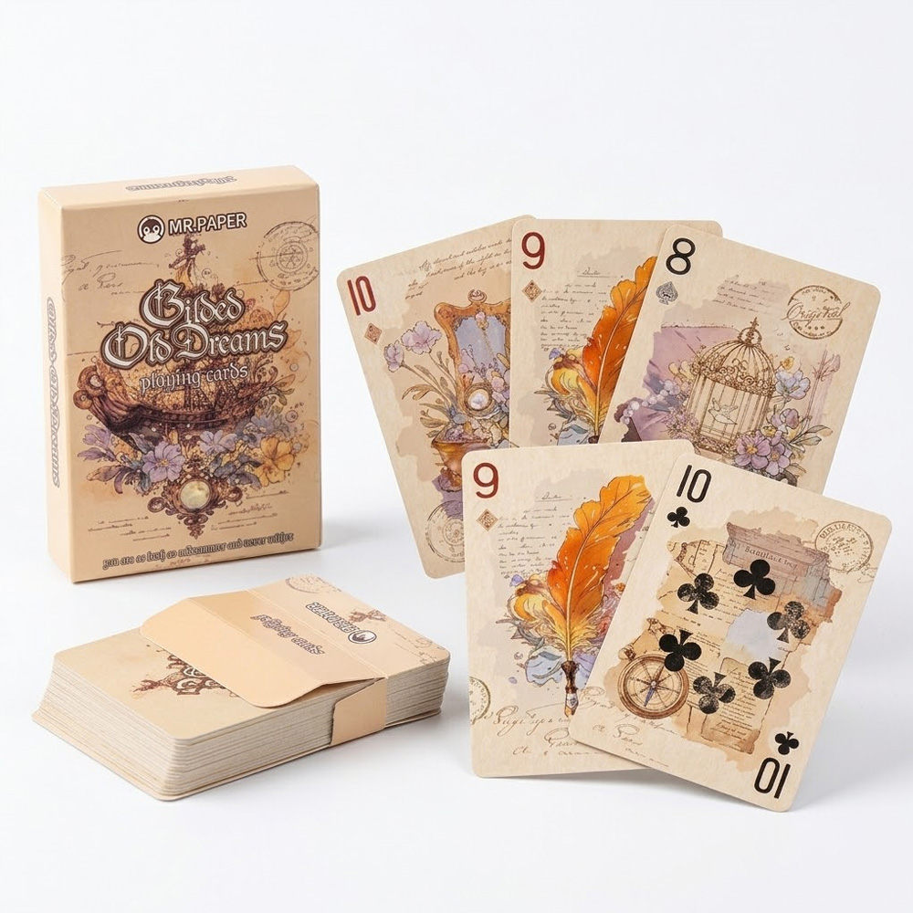 55Pcs Vintage Aesthetic Playin - Vintage Collectible Playing Cards avis et prix