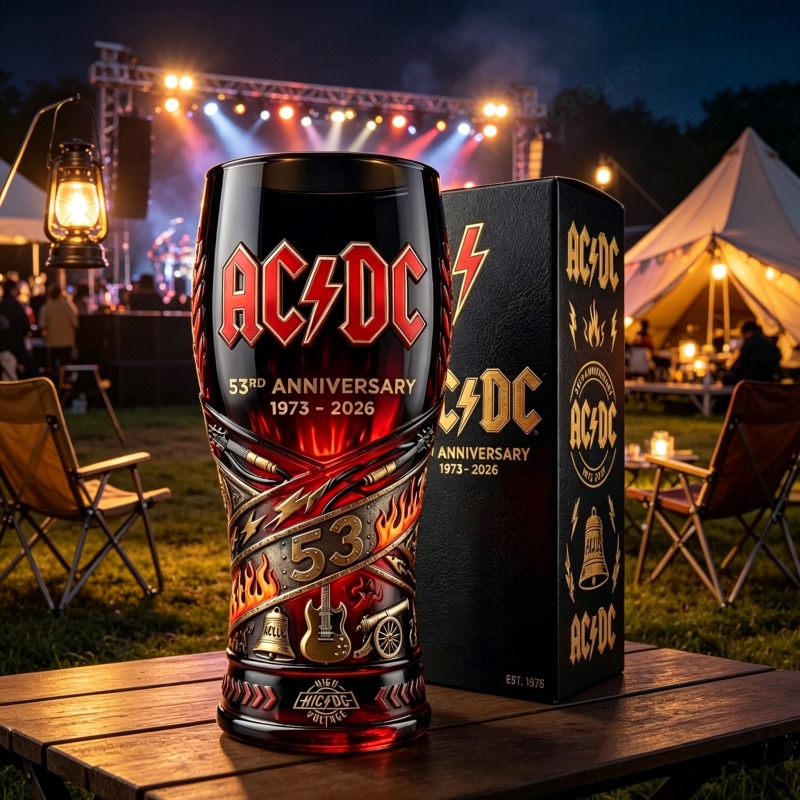 RURUYA AC/DC 53rd Anniversary  - Vintage Collectible Glass avis et prix