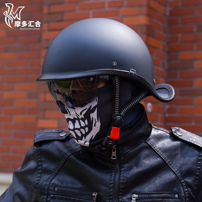 Retro Motorcycle Helmets for M - Lens Cap Vintage avis et prix