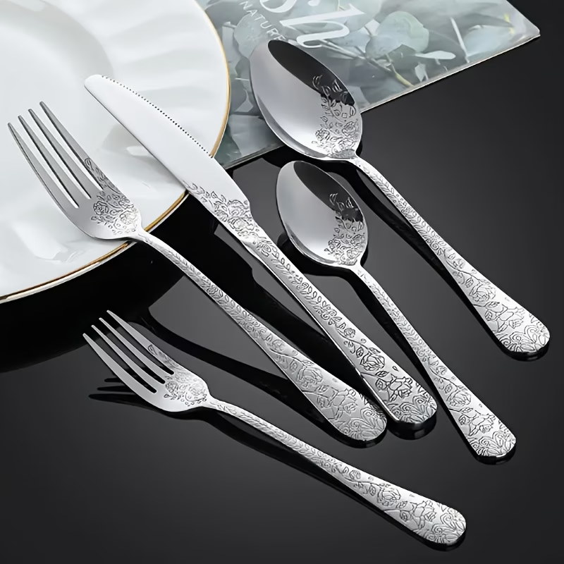 30-piece stainless steel cutle - Vintage Collectible Spoons avis et prix