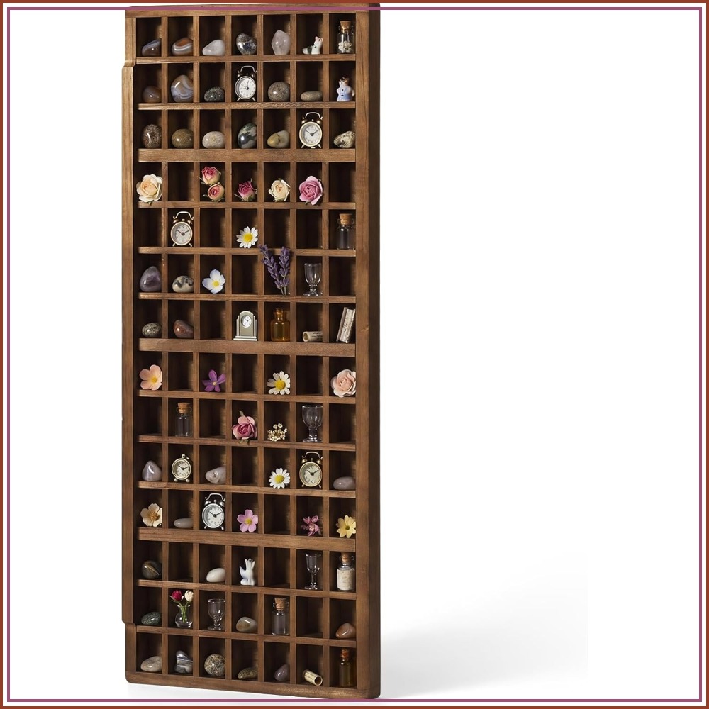 98 Slots Rustic Wood Shot Glas - Vintage Collectible Glass avis et prix