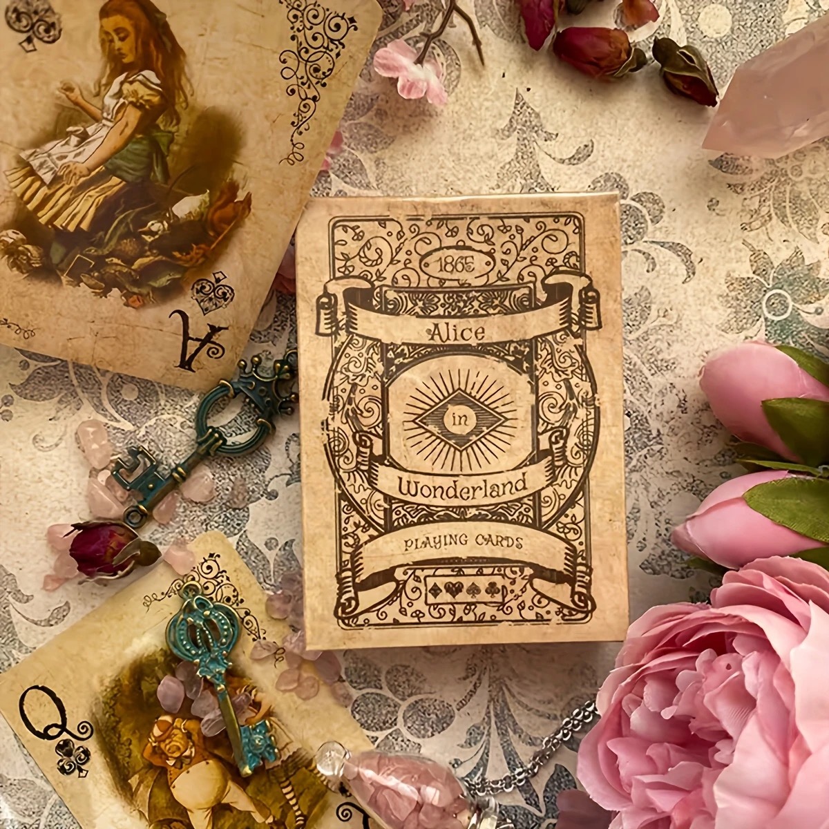54PCS Alice Vintage Paper Poke - Vintage Collectible Playing Cards avis et prix