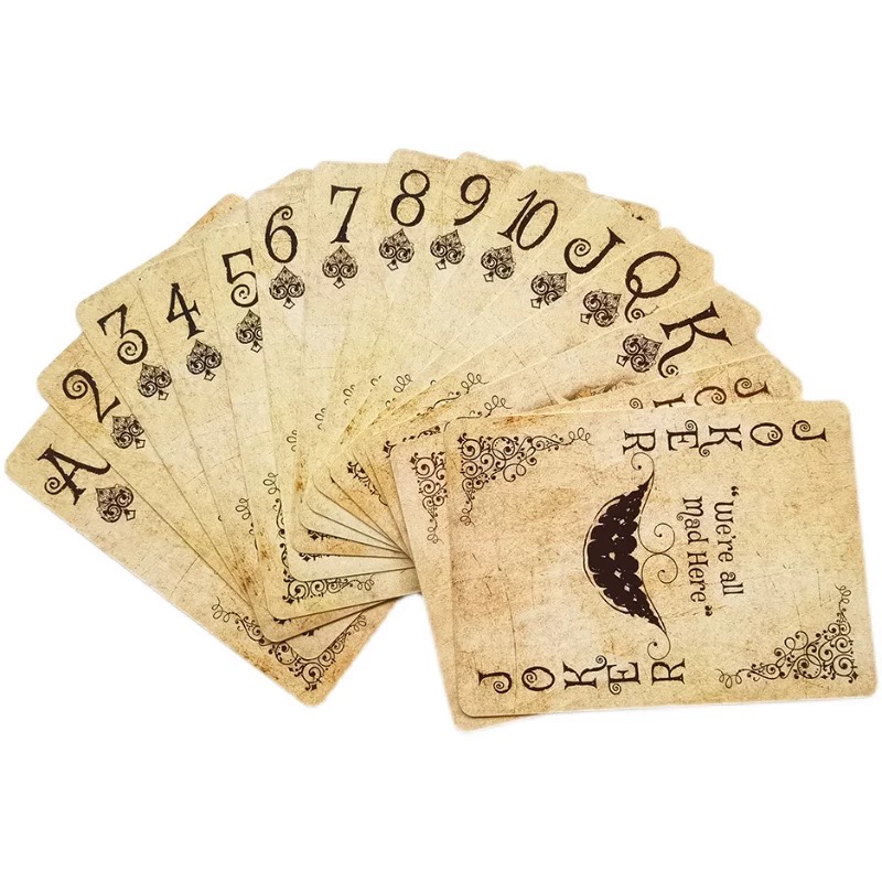 54PCS Alice Vintage Paper Poke - Vintage Collectible Playing Cards avis et prix