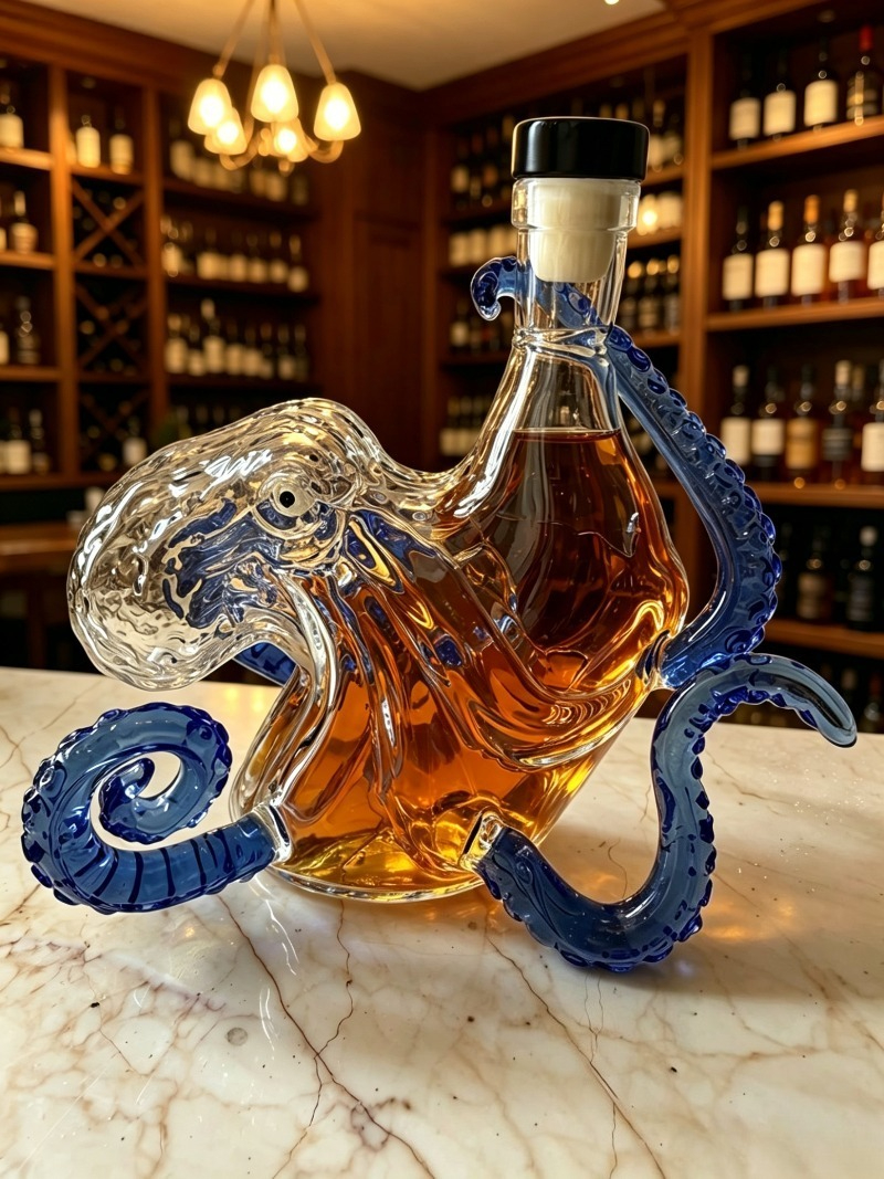 Decanter, Sea Monster, Octopus - Collectible Vintage Wine avis et prix