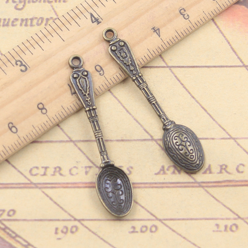 10pcs Charms Pattern Spoon 48x - Vintage Collectible Spoons avis et prix