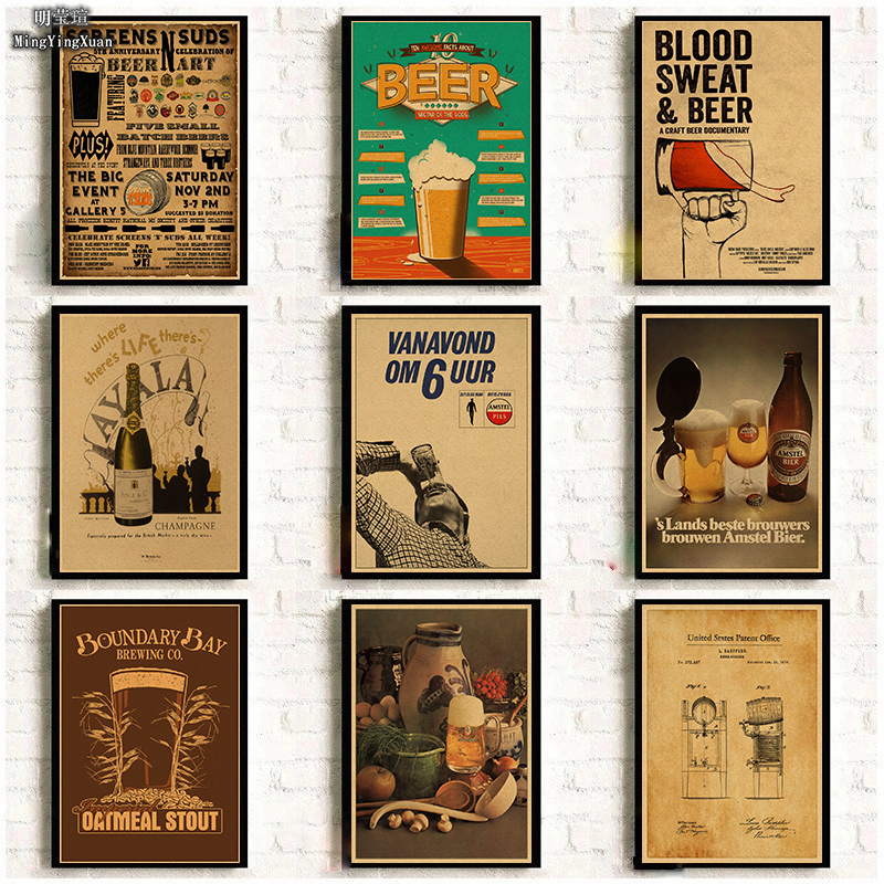 Vintage Beer Wine Drink Chart  - Collectible Vintage Wine avis et prix