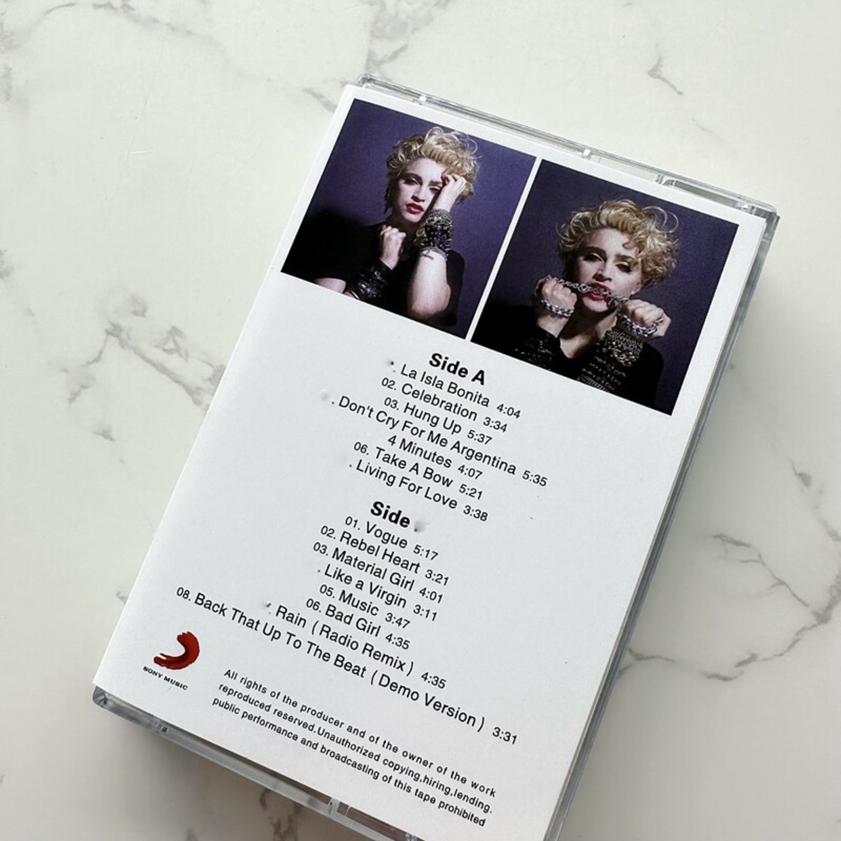 Madonna Classic Pop Music Cass - Vintage And Collectible avis et prix