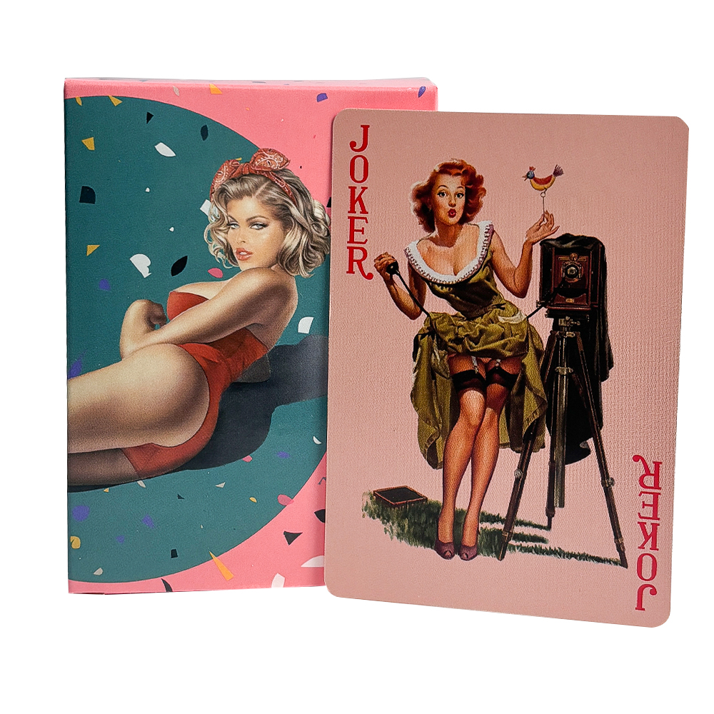 Pin-up Girls Playing Cards Vin - Vintage Collectible Playing Cards avis et prix