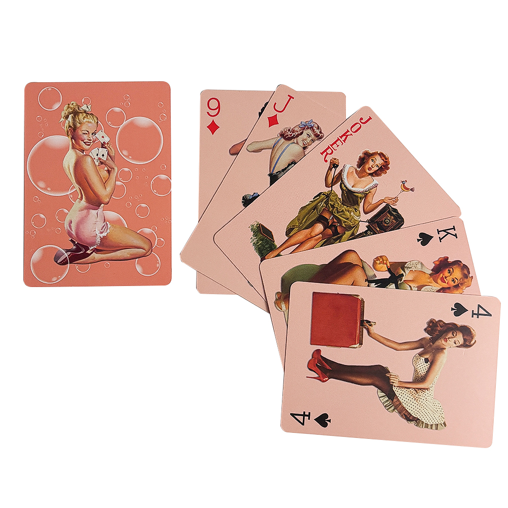 Pin-up Girls Playing Cards Vin - Vintage Collectible Playing Cards avis et prix
