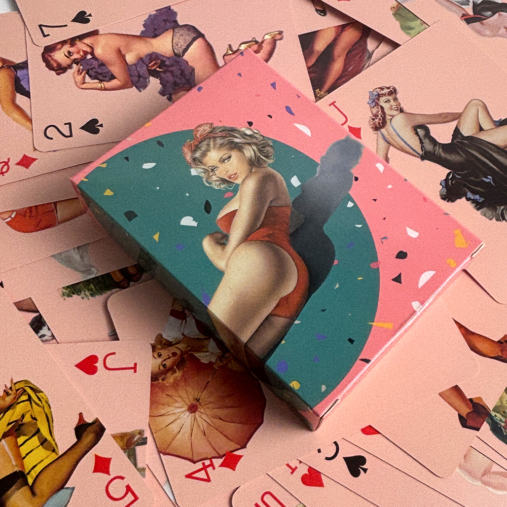 Pin-up Girls Playing Cards Vin - Vintage Collectible Playing Cards avis et prix