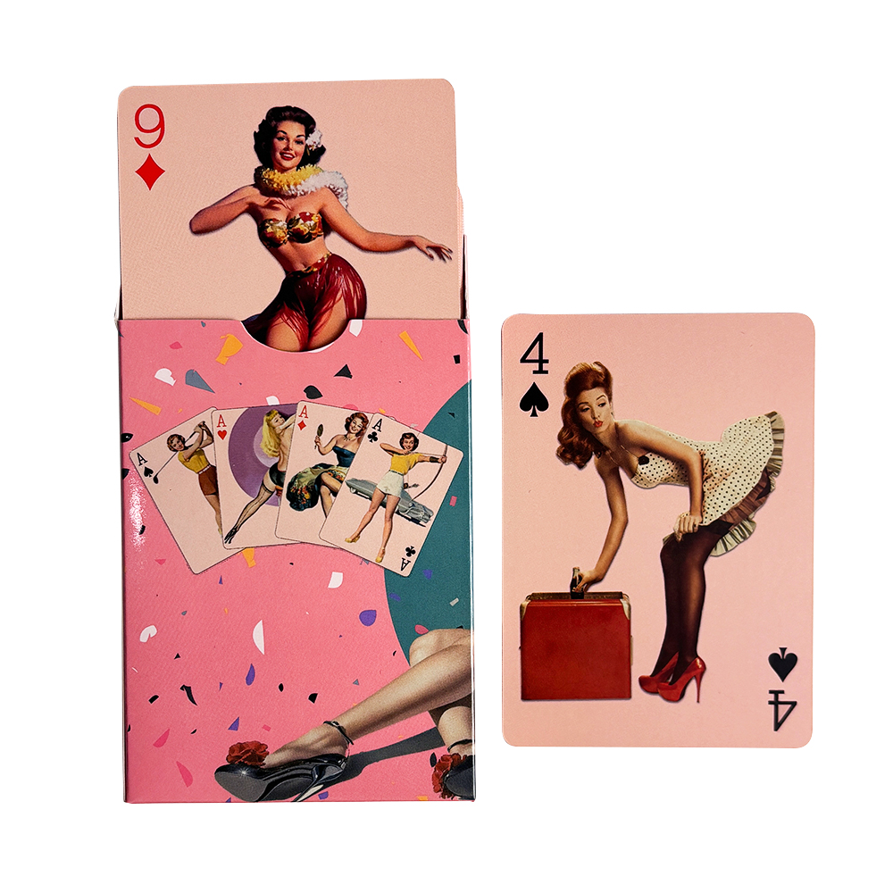 Pin-up Girls Playing Cards Vin - Vintage Collectible Playing Cards avis et prix